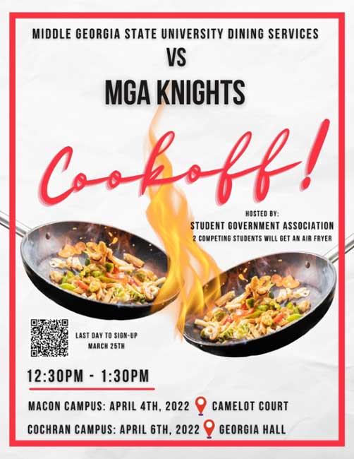 MGA Cook-Off flyer.